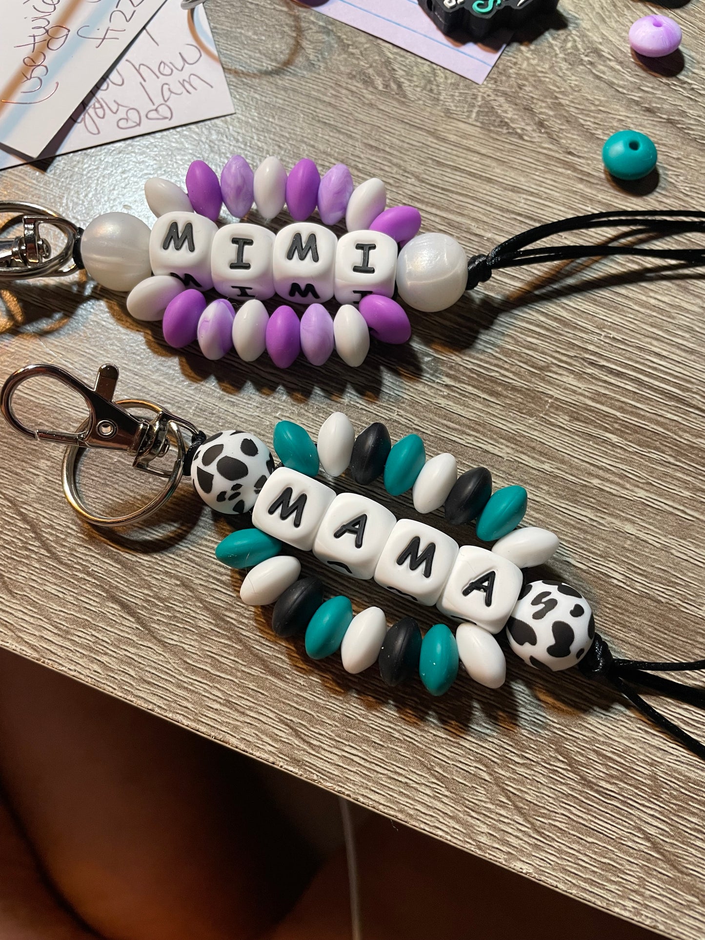 Nickname keychains